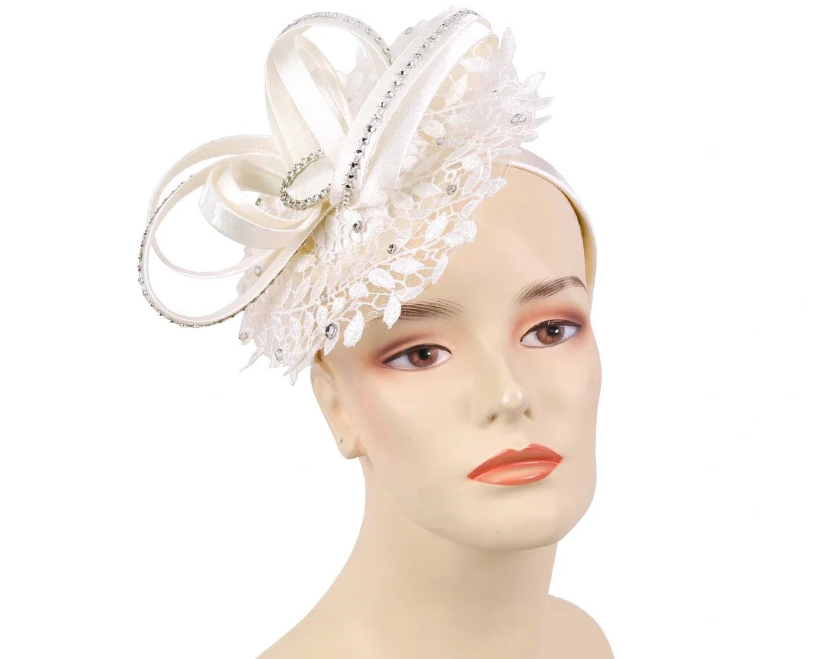 Ivory Grace Fascinator