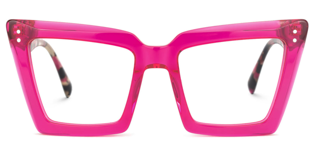 Hot Pink Tortoiseshell Eyeglasses
