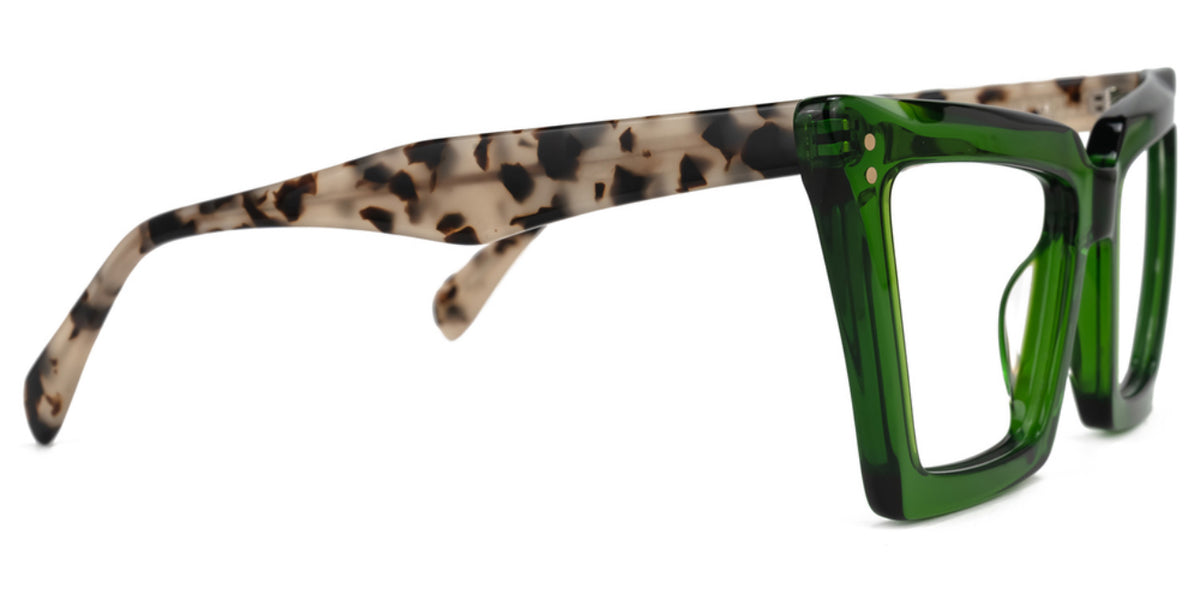 Kelly Green Tortoiseshell Eyeglasses