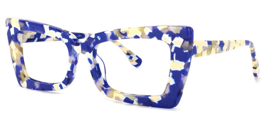 Sapphire Confetti Eyeglasses
