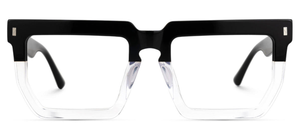 Black Clear Frame Eyeglasses