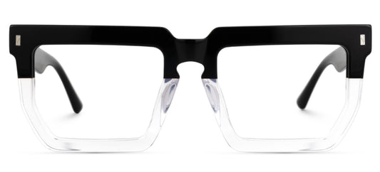 Black Clear Frame Eyeglasses